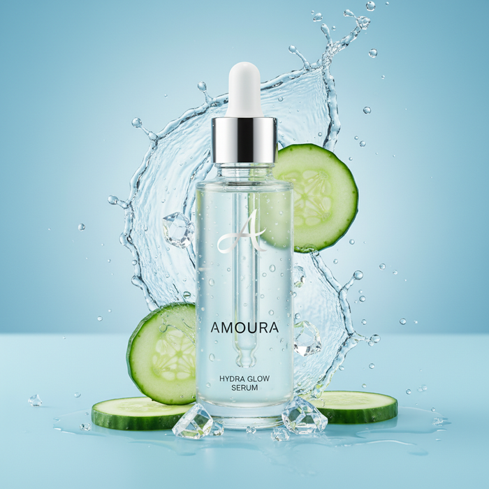 Amoura Hydra Glow Serum, a glimpse of the skincare collection